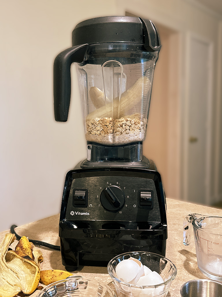 Banana Oatmeal Pancakes Blender