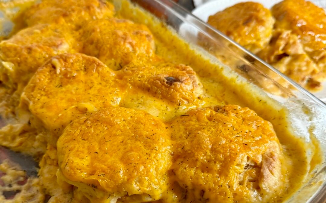 Honey Chicken & Biscuit Casserole