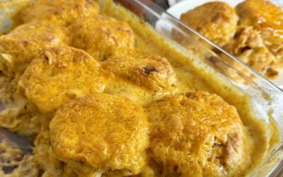 Honey Chicken & Biscuit Casserole