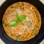 One pot creamy rigatoni pasta