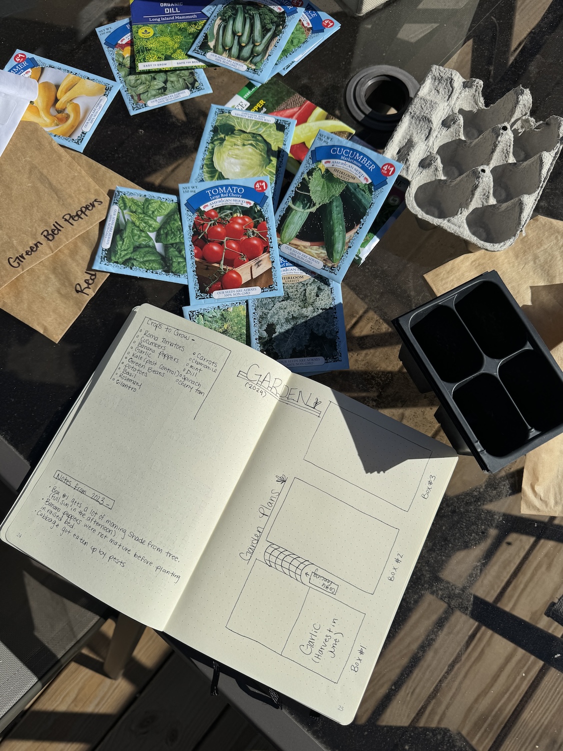 Garden journal Garden journal
