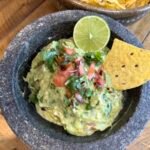 Ready to eat fresh guac and chips