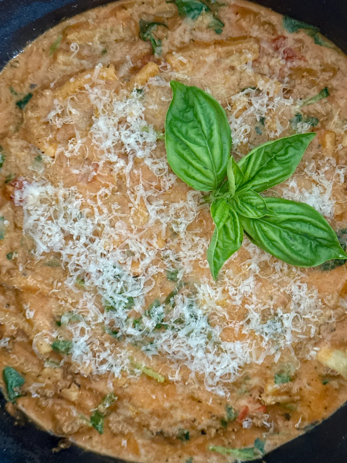 one-pot-cramy-pasta-close-up-picture Banana Oatmeal Pancakes